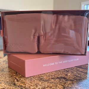 SOLD! Drowsy Rose Padded Silk Eye Pillow. Never Used! New In Box. SOLD!